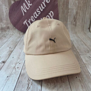 Women's Puma Beige Cap with Black Logo NWOT
